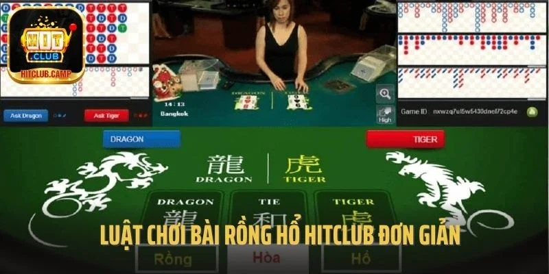 Luật chơi bài rồng hổ hitclub đơn giản